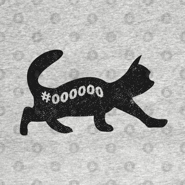 Nerdy Black Cat Design Humor by Commykaze